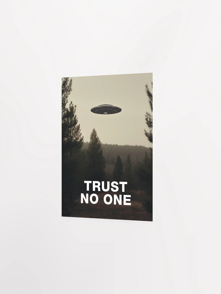 Trust No One/The X-Files poster, S01E24 1994 — sci-fi poster, movie art, I want to believe poster, space print, aliens wall decor product image (10)