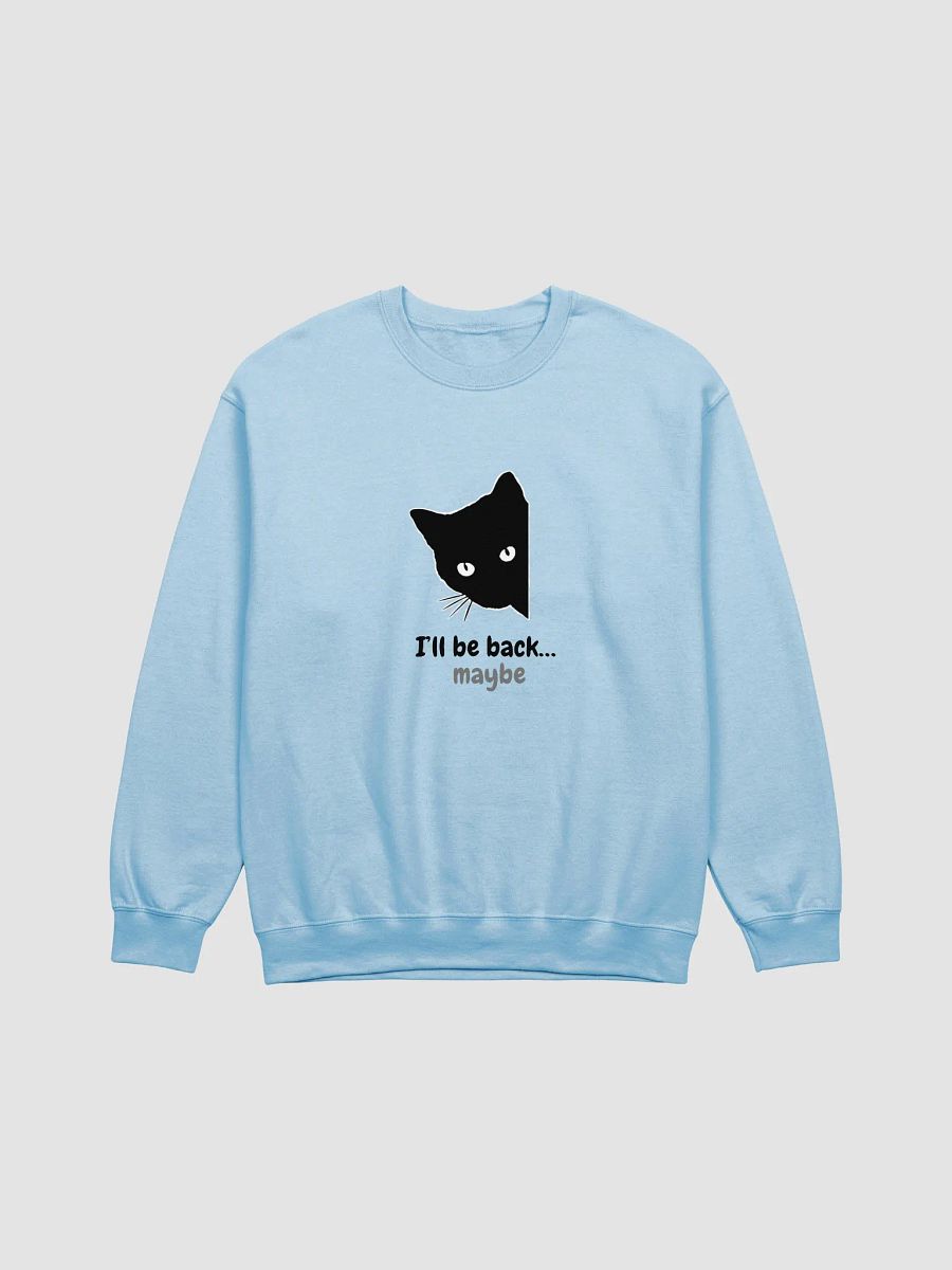 Ironical Black Cat Crewneck product image (2)