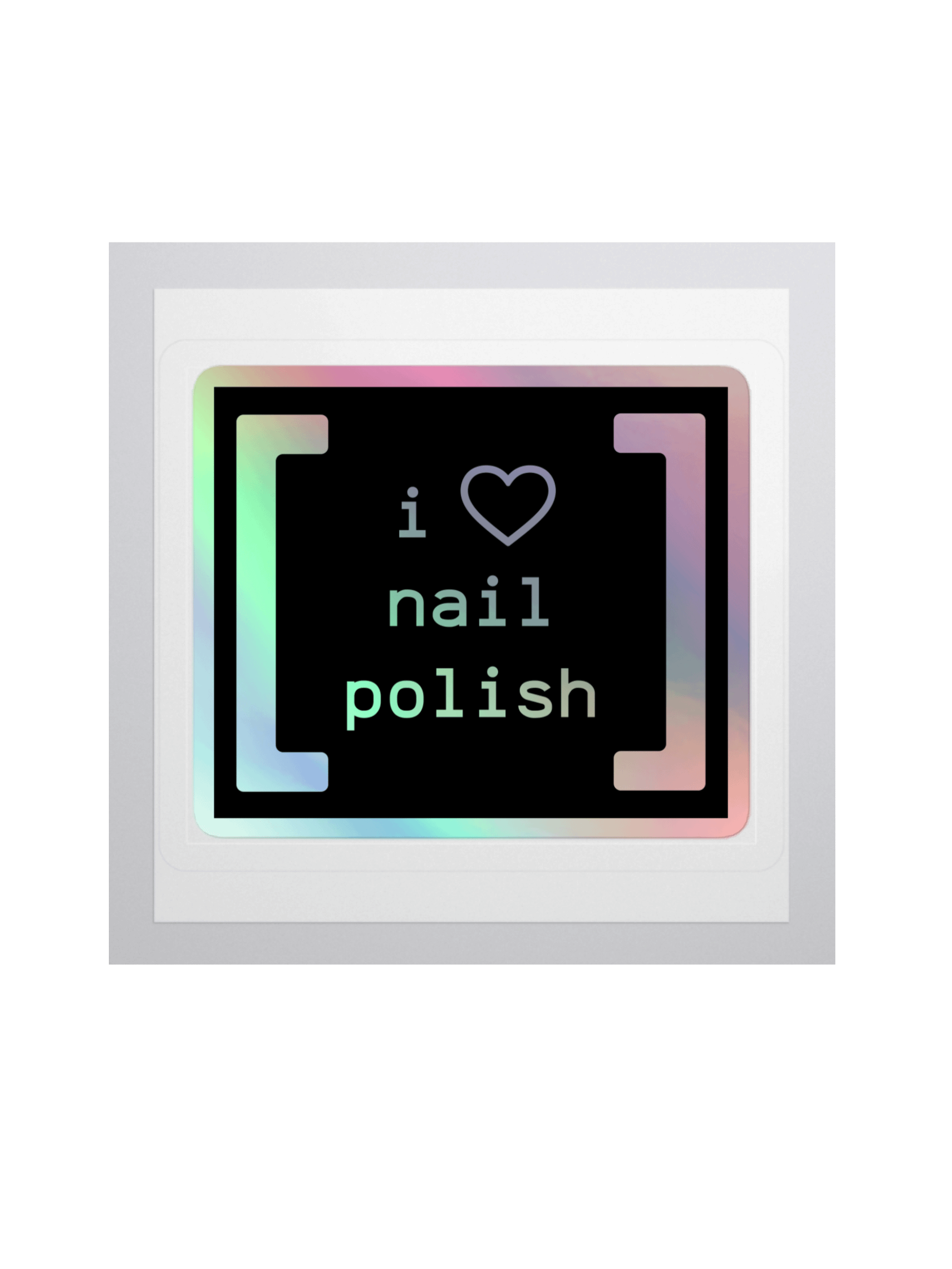i <3 nail polish: Holo Sticker product image (2)