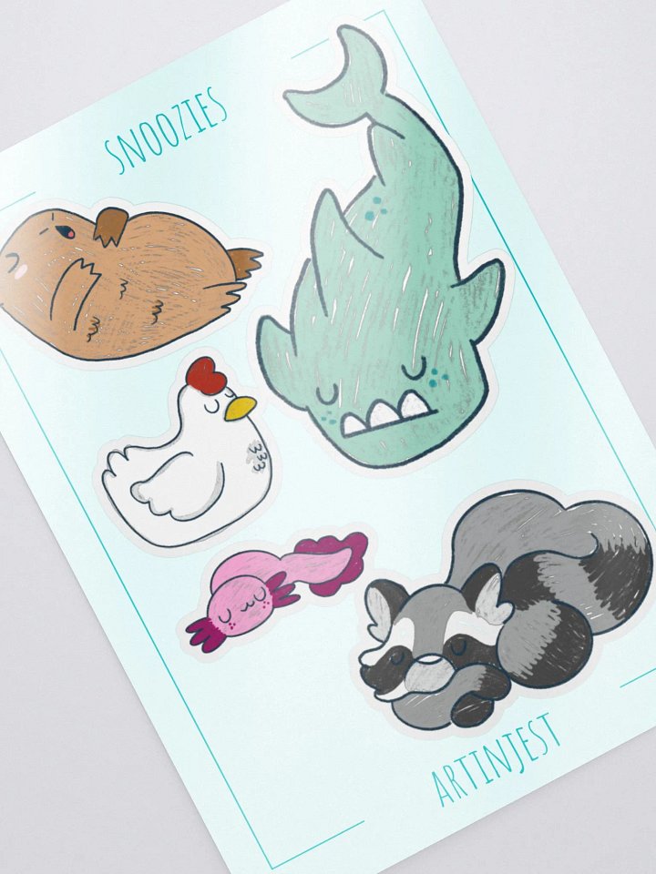 Snoozies Stickers Set 1 product image (2)