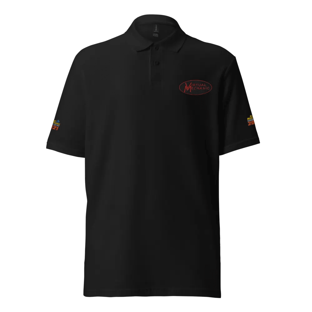 Virtual Mechanic & CMS Logo Pique Polo Shirt Embroidered product image (1)