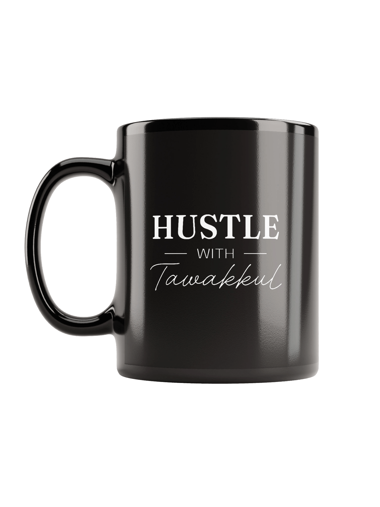 "Hustle with Tawakkul" Black Mug product image (12)