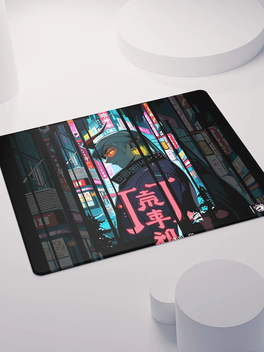 Neon Cyberpunk Gaming Mouse Pad product image (4)