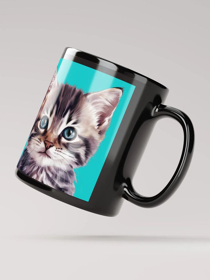 Cat Mug Turquoise product image (4)