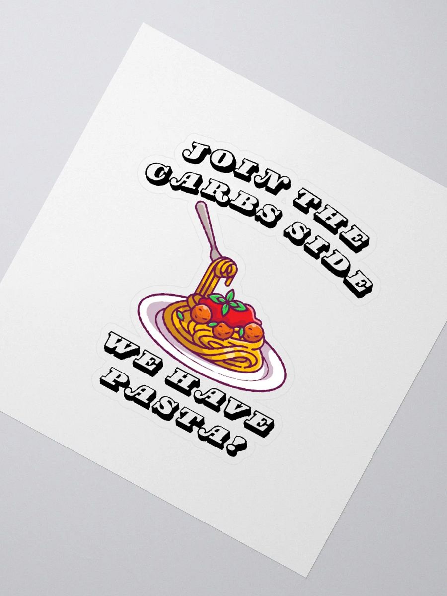 Join The Carbs Side Sticker product image (6)