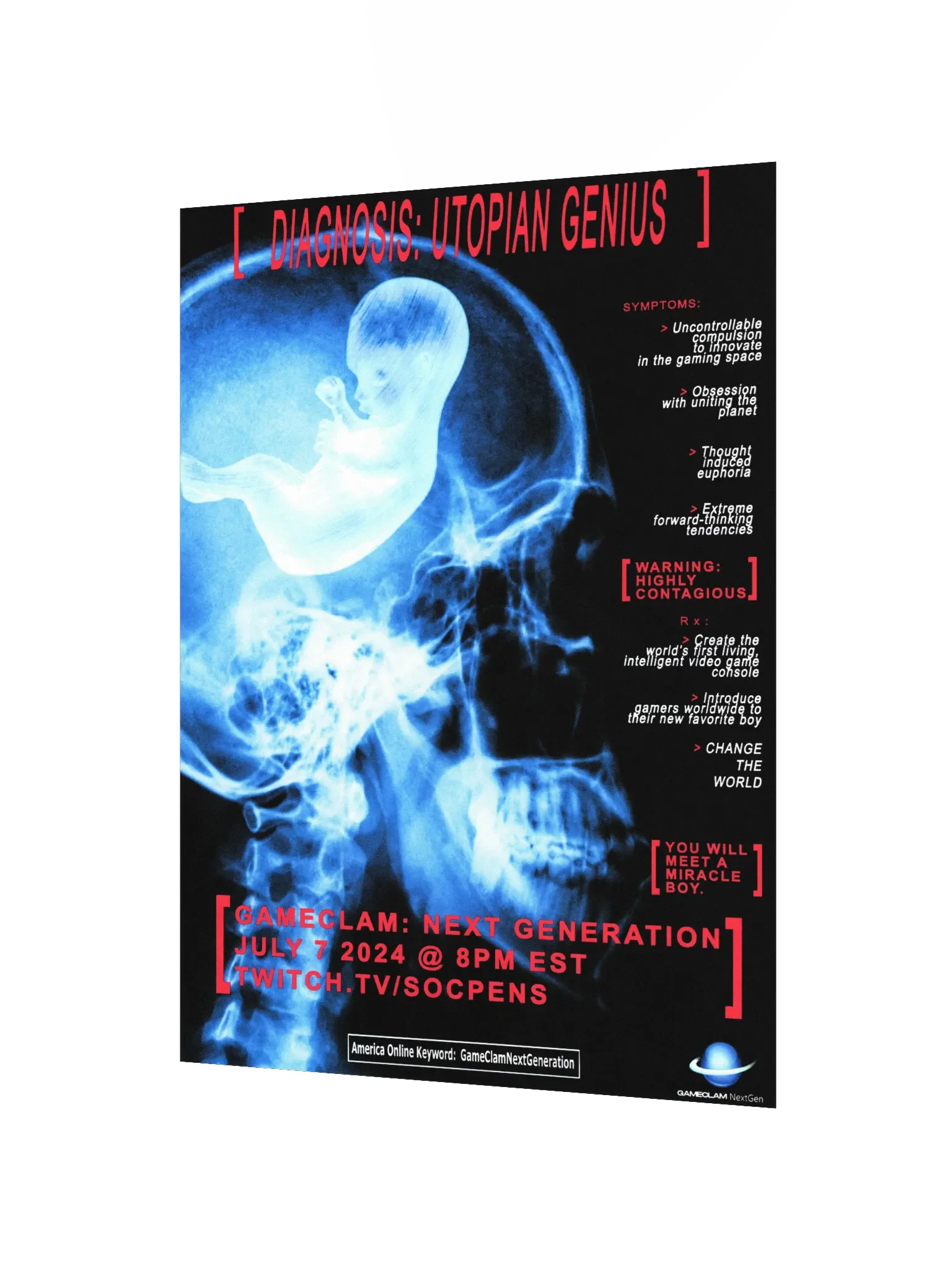 GameClam 5 "DIAGNOSIS" Poster product image (7)