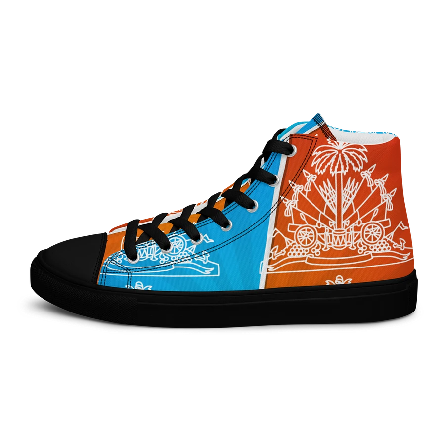 Haitian flag Men's High Tops product image (8)