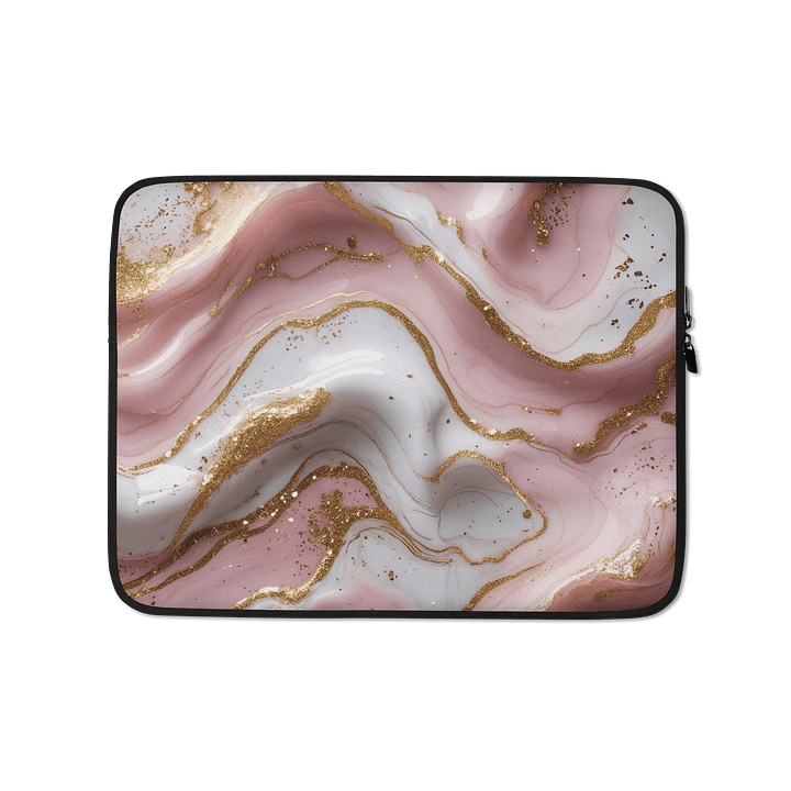 Soft Pink, White and Liquid Gold Marble Design product image (1)