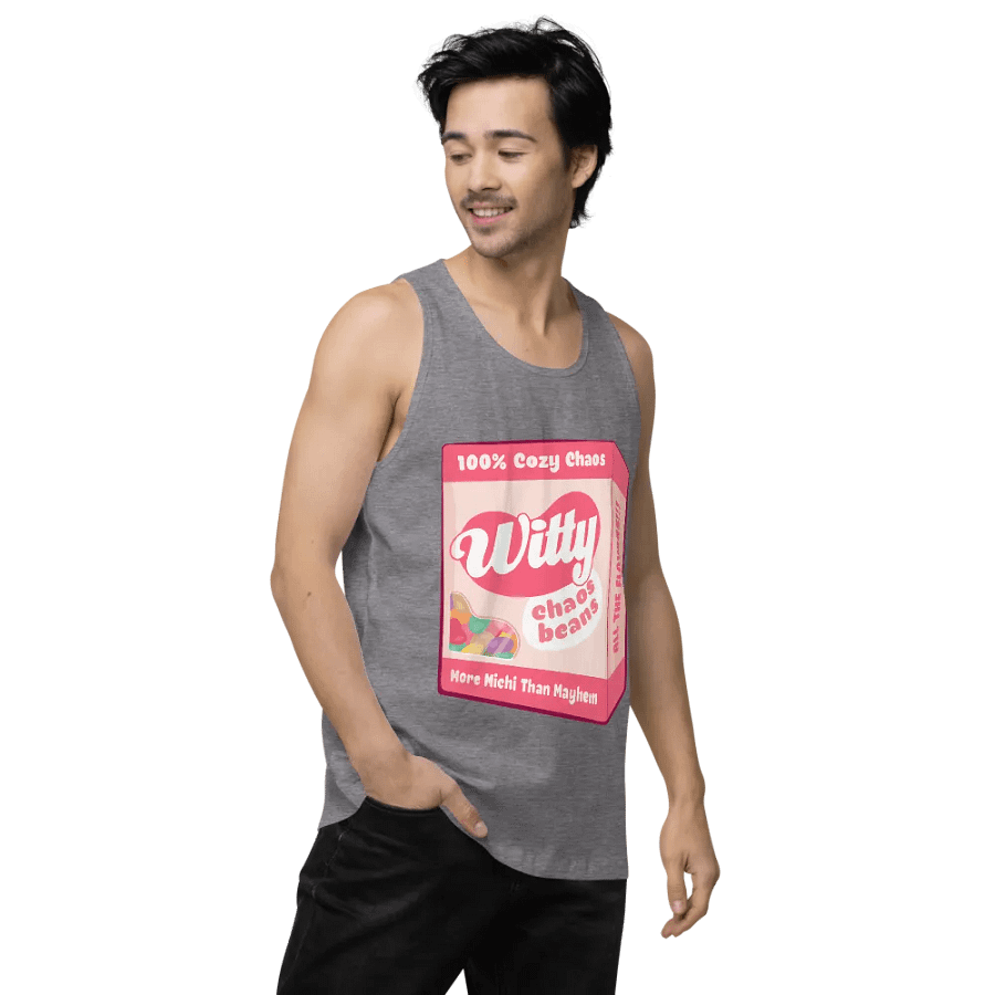 Witty Chaos Bean Tank Top product image (46)