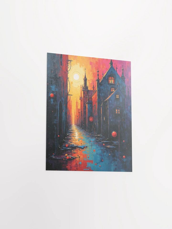 Surreal Sunset Street Poster product image (3)