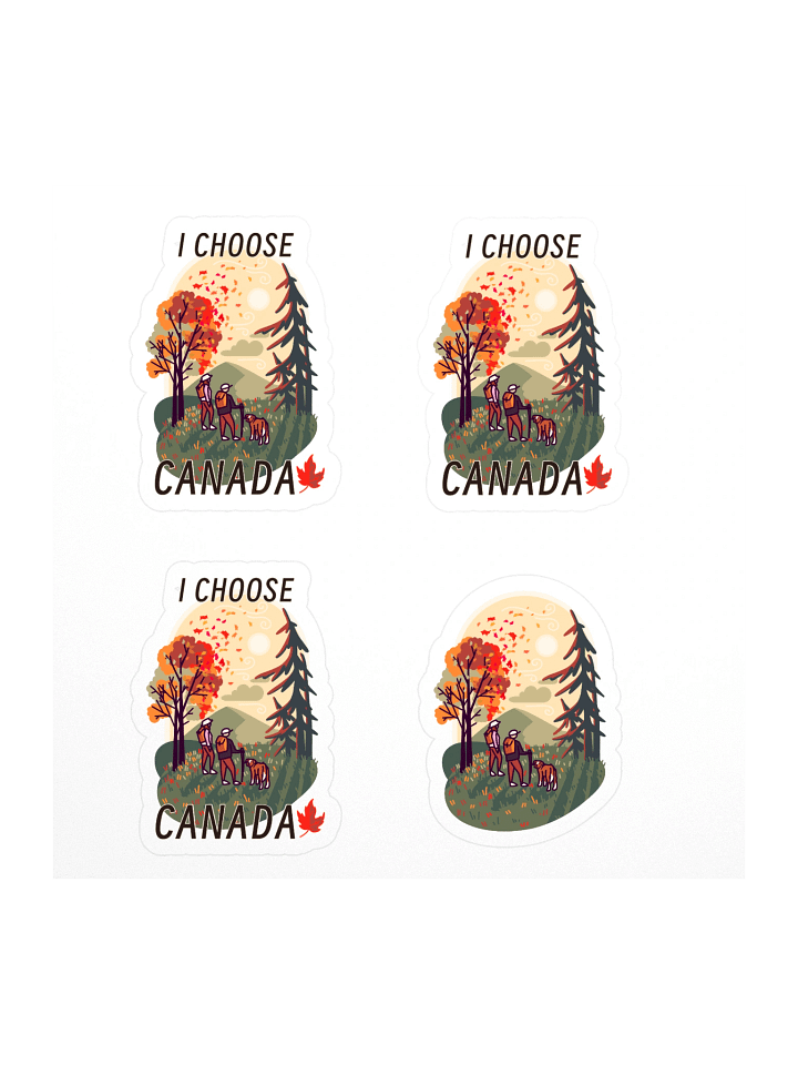 I CHOOSE CANADA, FALL EDITION landscape stickers by Claus Kellerman POV product image (1)