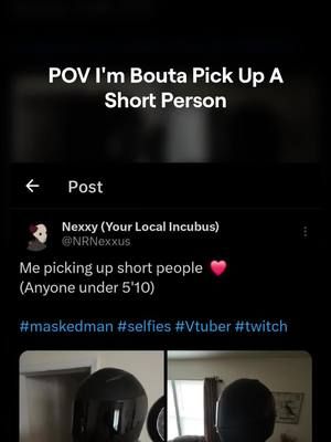 Just A Random Post lol  #maskedman #vtuber #twitch #sexy