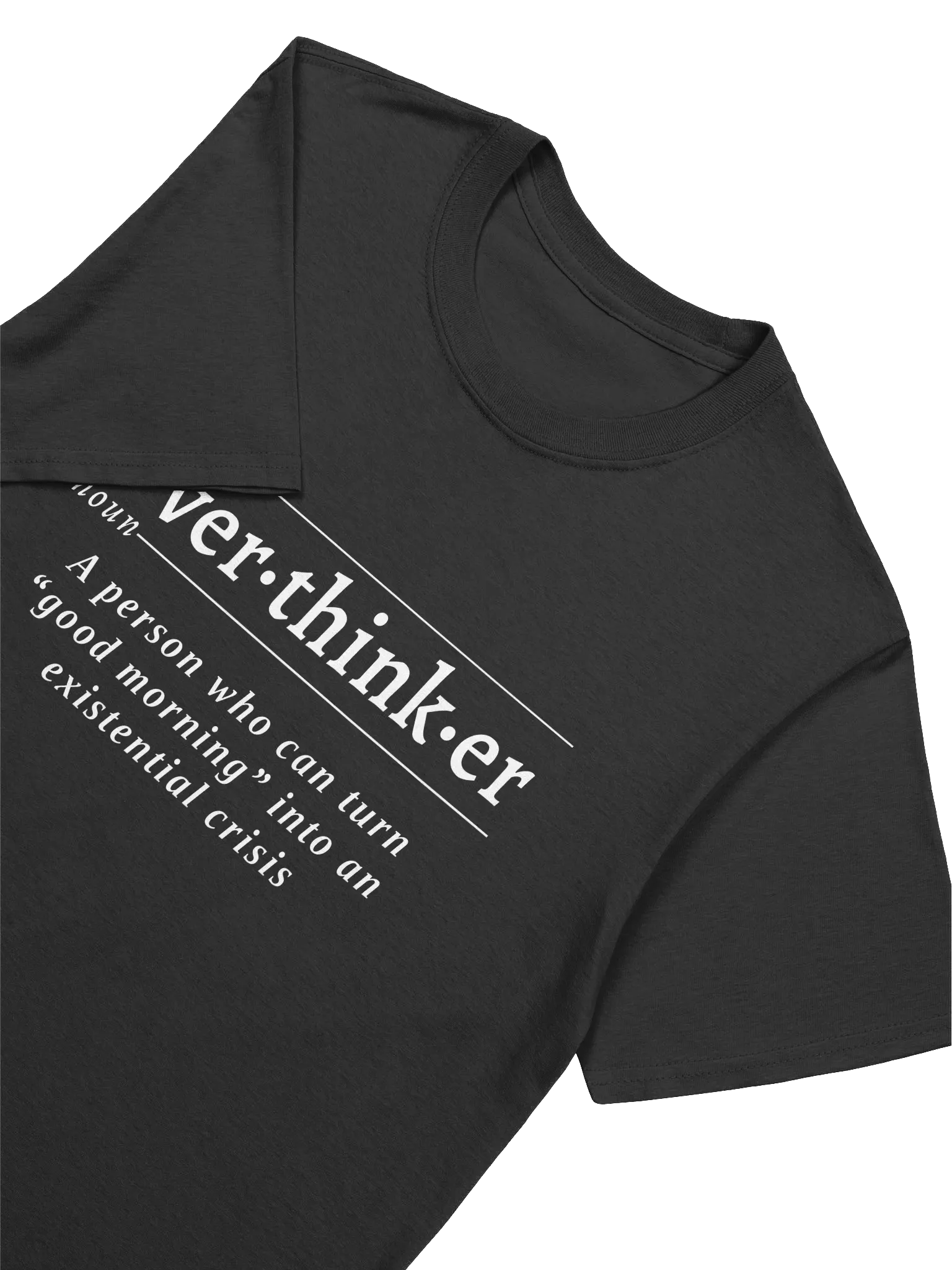 Overthinker Def Unisex Tee v2 product image (2)