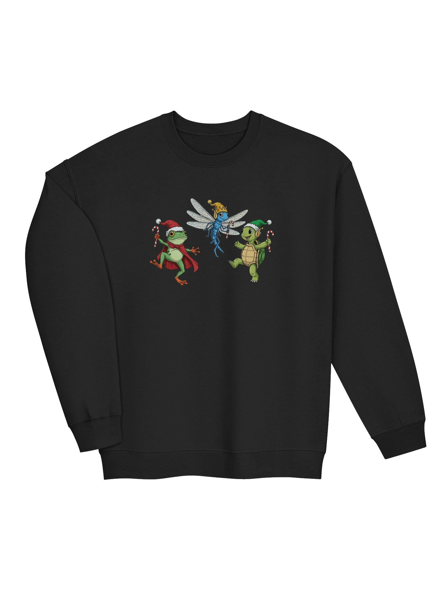 Anti Trump Christmas Frog, Dragonfly, Turtle FDT Sweatshirt product image (23)