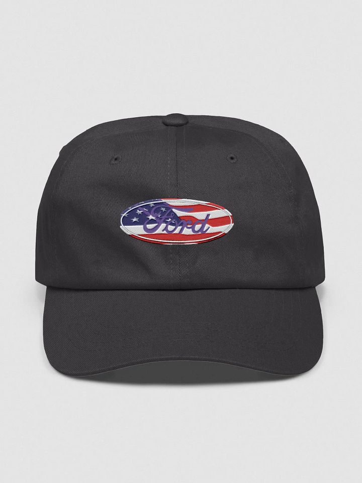 Patriotic Ford Script Dad Hat product image (4)