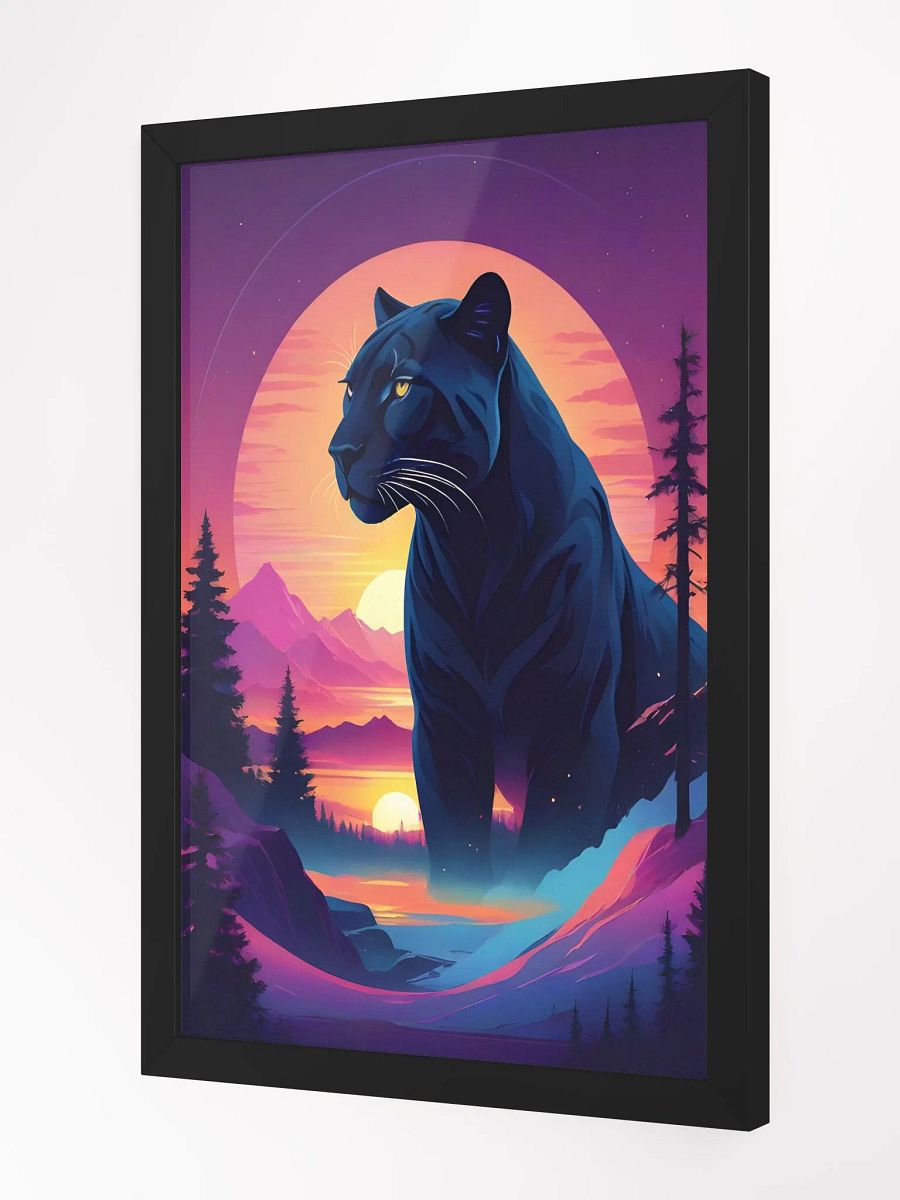 Cougar Panther Sunset Framed Poster product image (3)