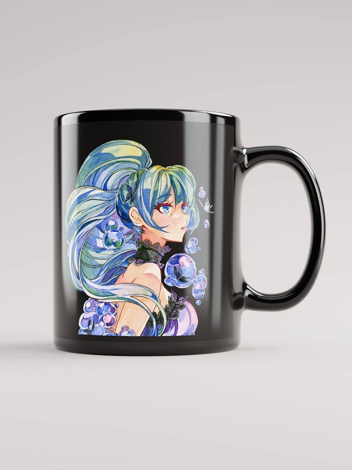 Bubble up from Dream Black Glossy Mug product image (1)