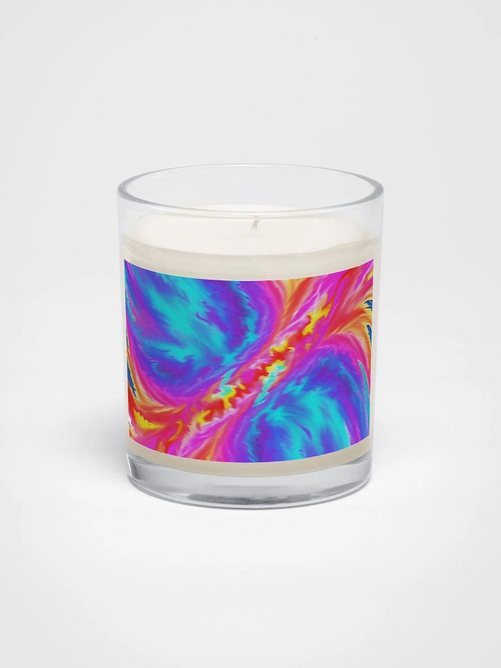 Marbled Rainbow Swirl I Soy Wax Candle product image (1)