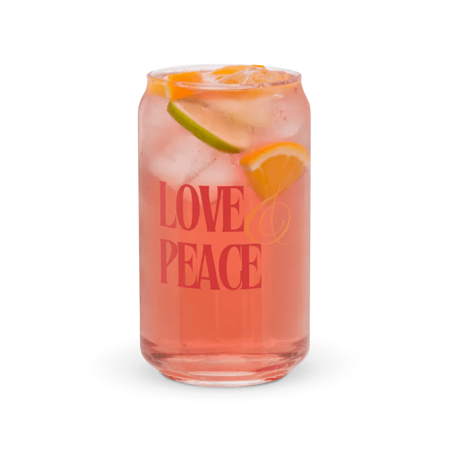Can-Shape Glass Love & Peace product image (37)