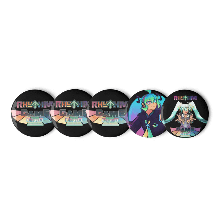 Rhythm Game Club Pins product image (1)