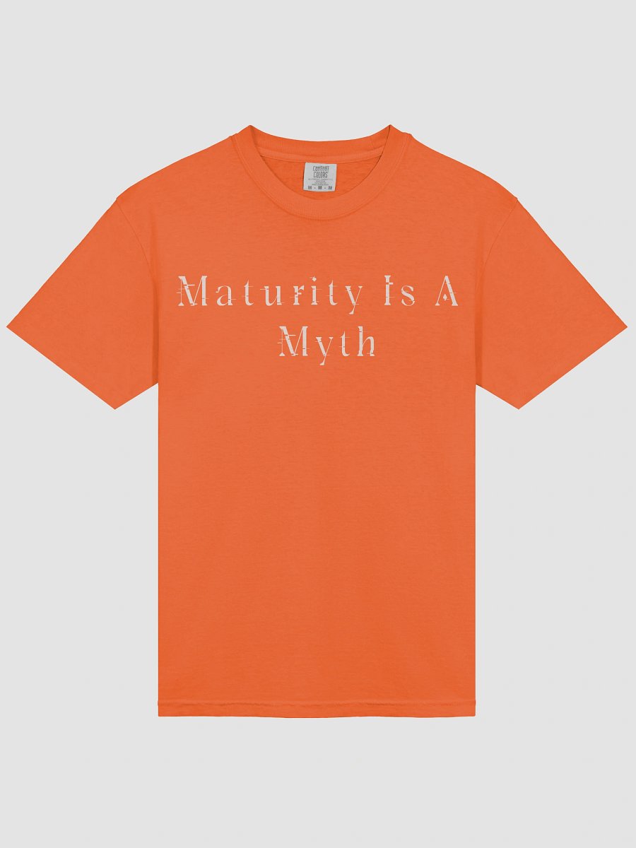 Maturity Is A Myth Burnt Orange Cursed Tee product image (3)