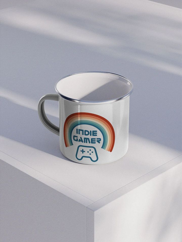 Indie Gamer Enamel Mug product image (1)