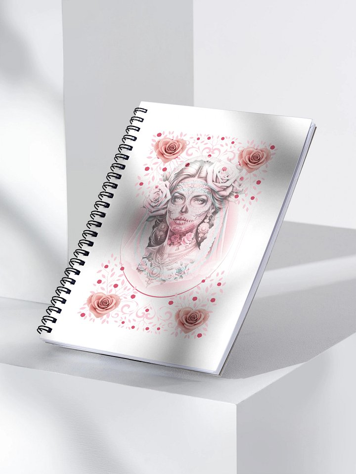 Day of the Dead Rose Spiral Notebook product image (2)