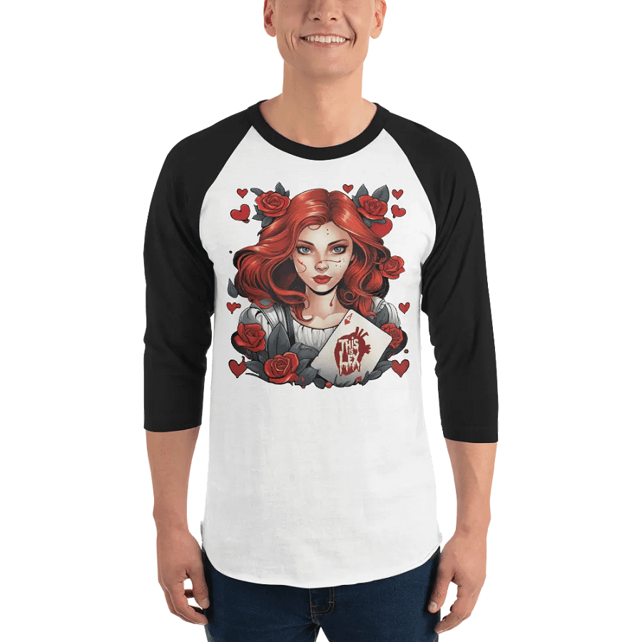 Painting the Roses Red Baseball Shirt product image (3)