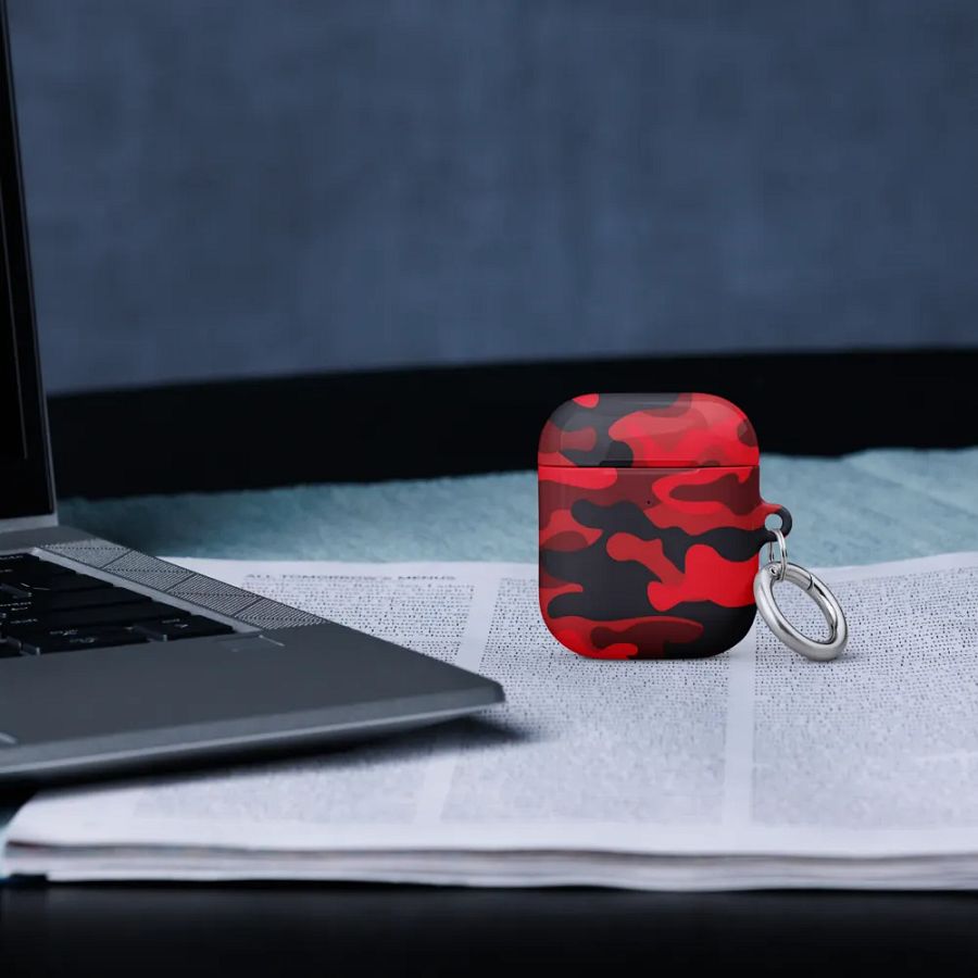 Red Camo AirPod Case product image (12)