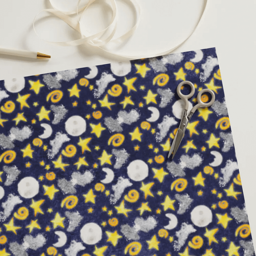 Outer Space Wrapping Paper product image (11)
