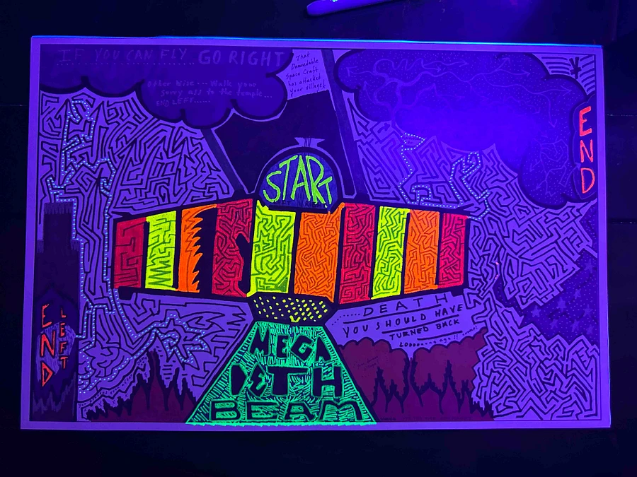 Space$h!+ ~Enhanced~ Black Light Answer Key Version product image (1)