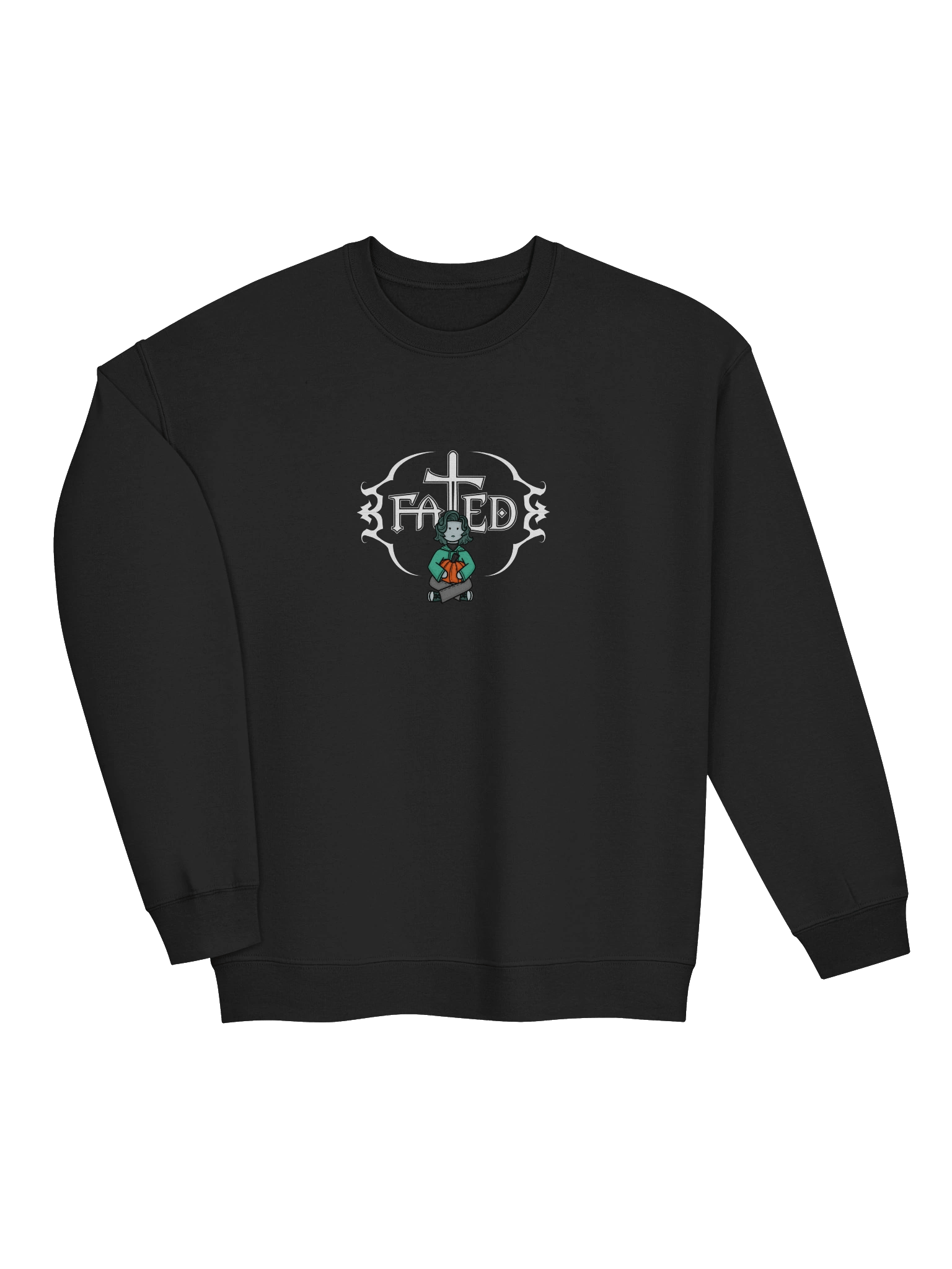 Limited Edition Fall Crewneck – Nimue with a Pumpkin product image (2)
