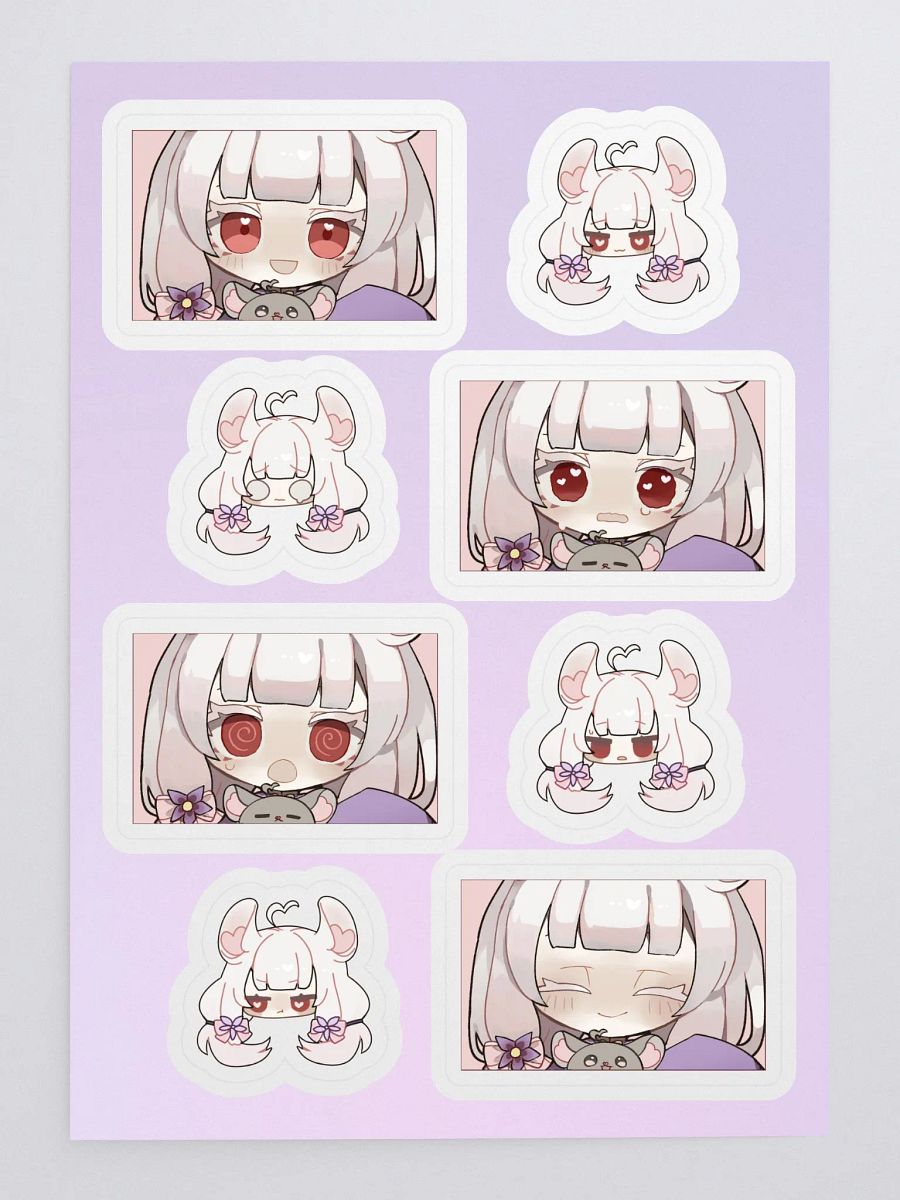 Many faces of Chiai Sticker Sheet product image (3)