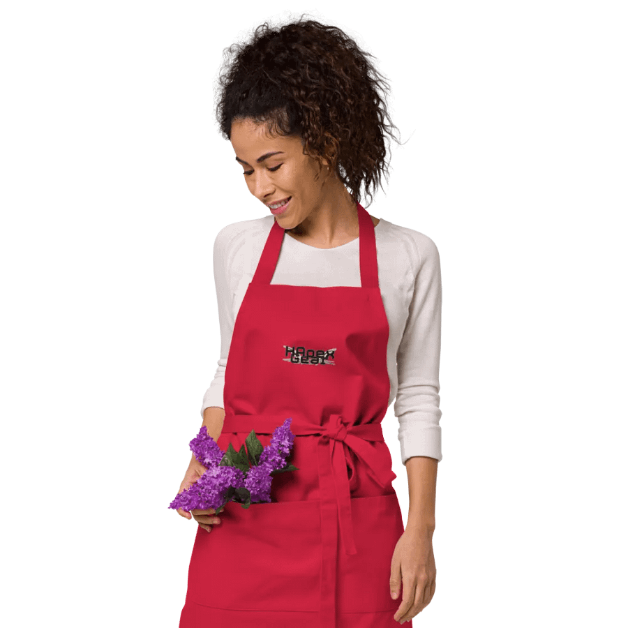 Organic Cotton Apron - Embroidered - Black HApex Gear Black Logo product image (39)