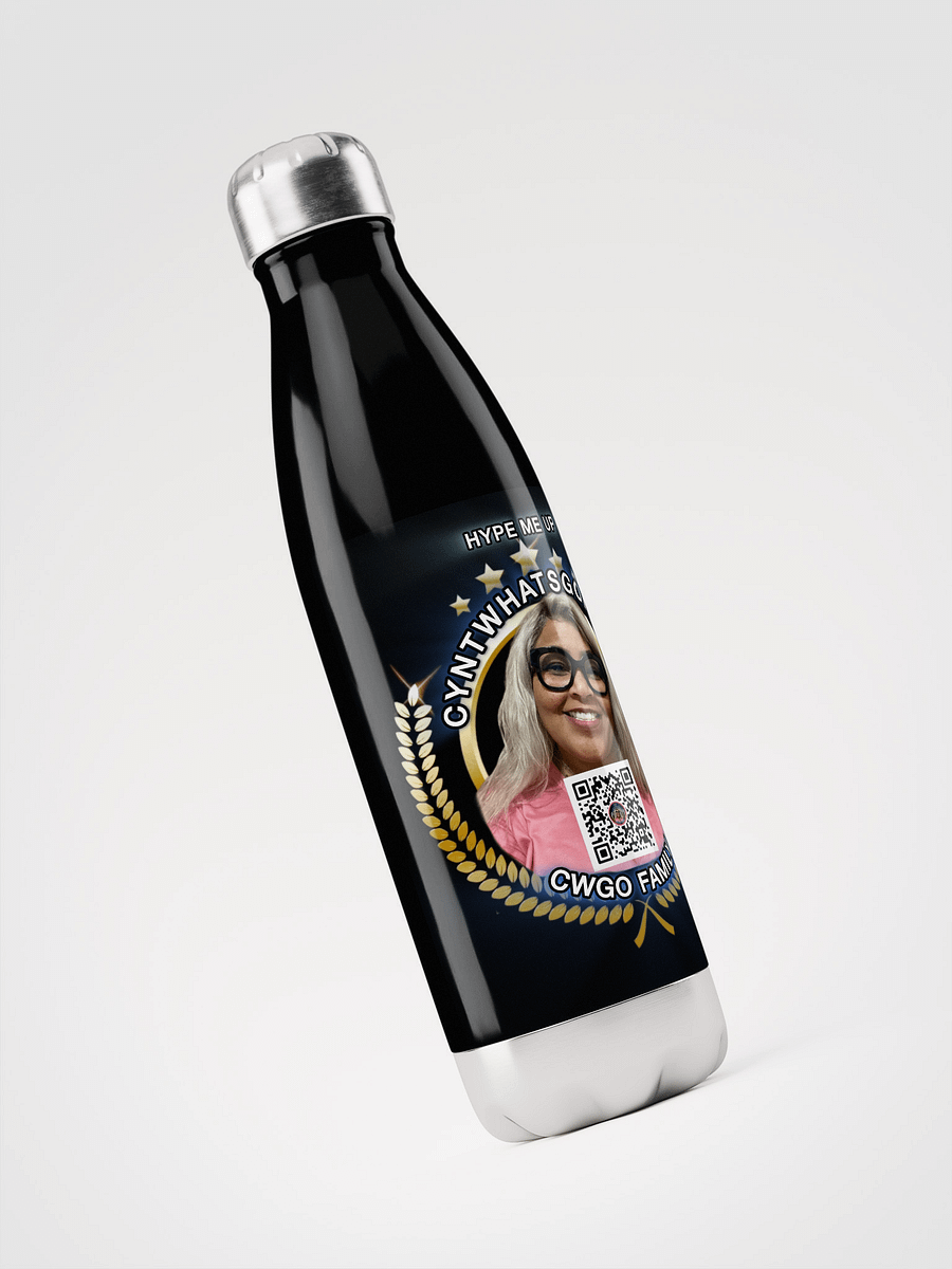 Cyntwhatsgoingon HYPE ME UP Stainless Steel Water Bottle product image (3)