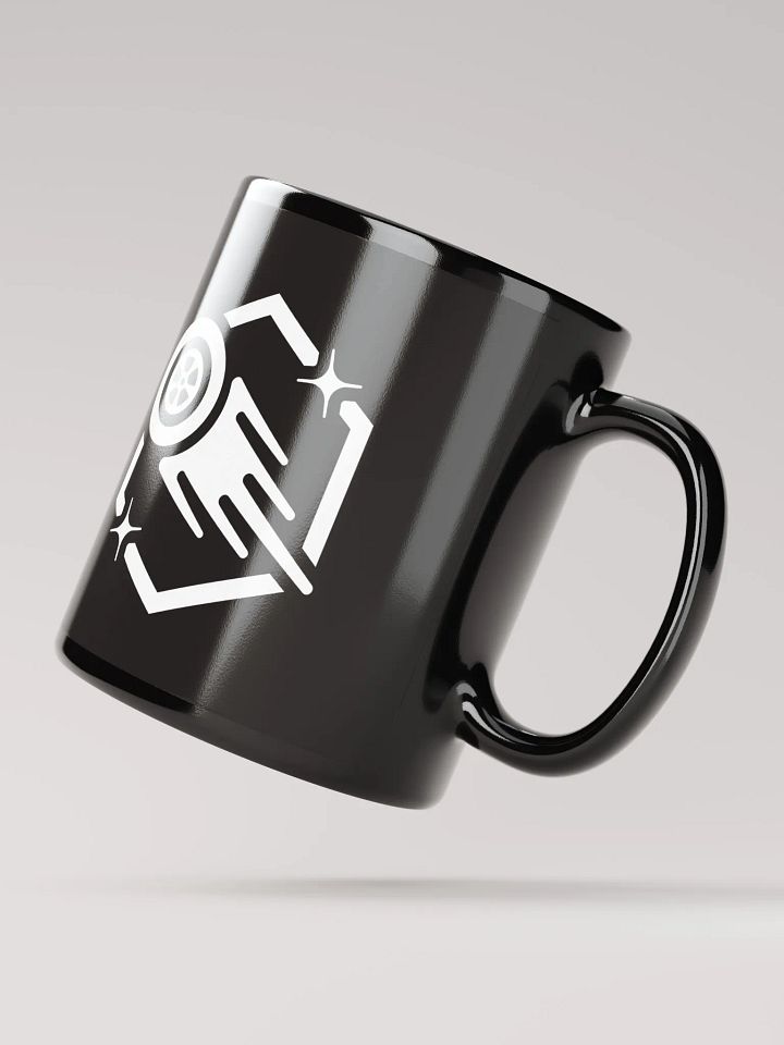 Black Ceramic Mug (Light Logo) product image (4)