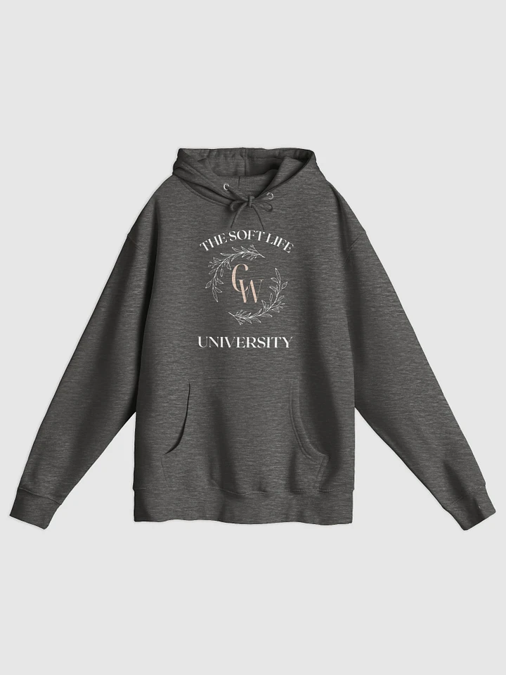The Soft Girl Chic Hoodie | Charcoal Heather product image (1)