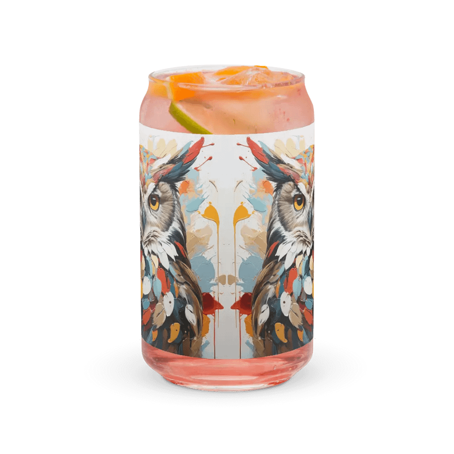 Twilight Guardian Owl Glass Can Sipper product image (9)
