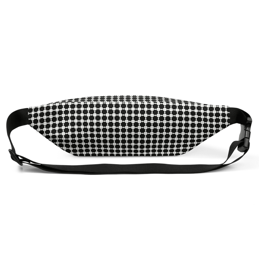 Abstract Black and White Chain Fanny Pack product image (2)