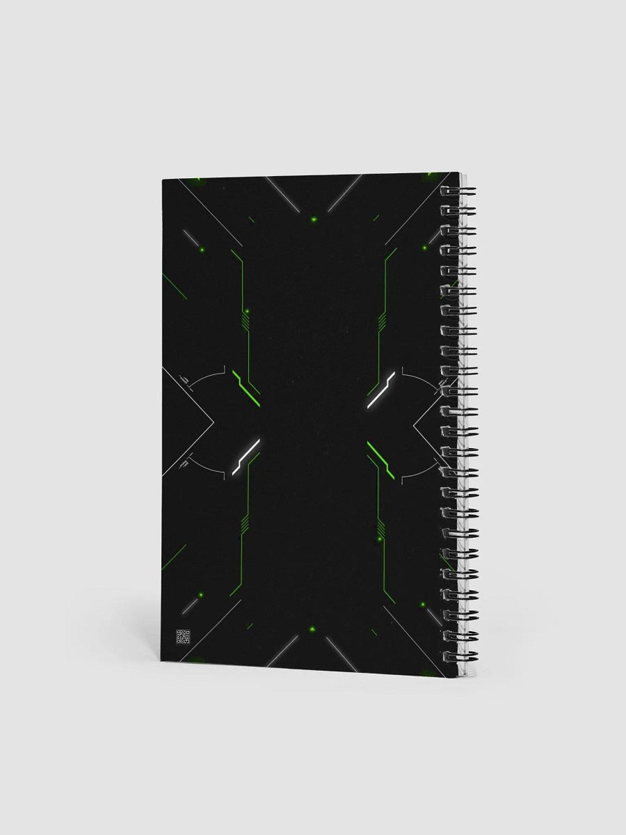 Futuristic Circuit Board Spiral Notebook product image (2)