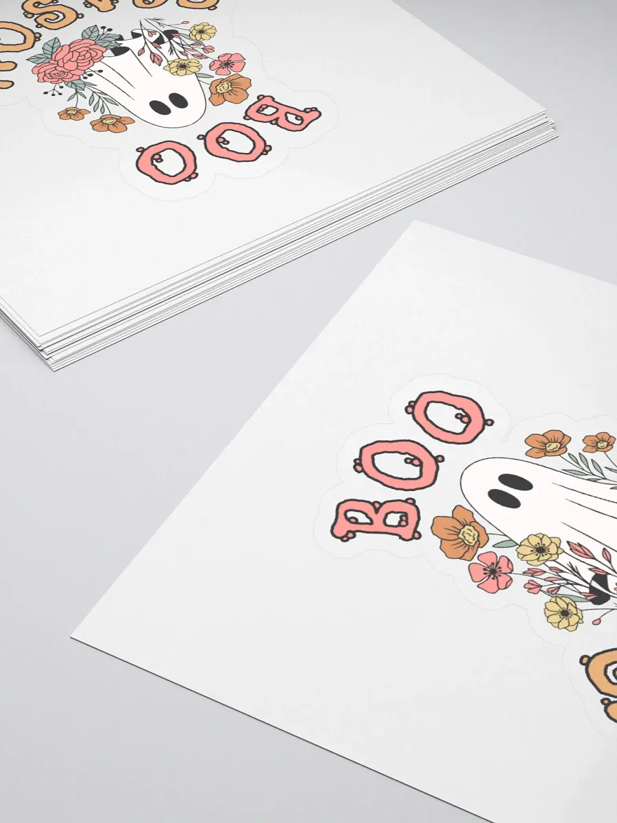 Whimsical Ghost Kiss Cut Stickers product image (4)