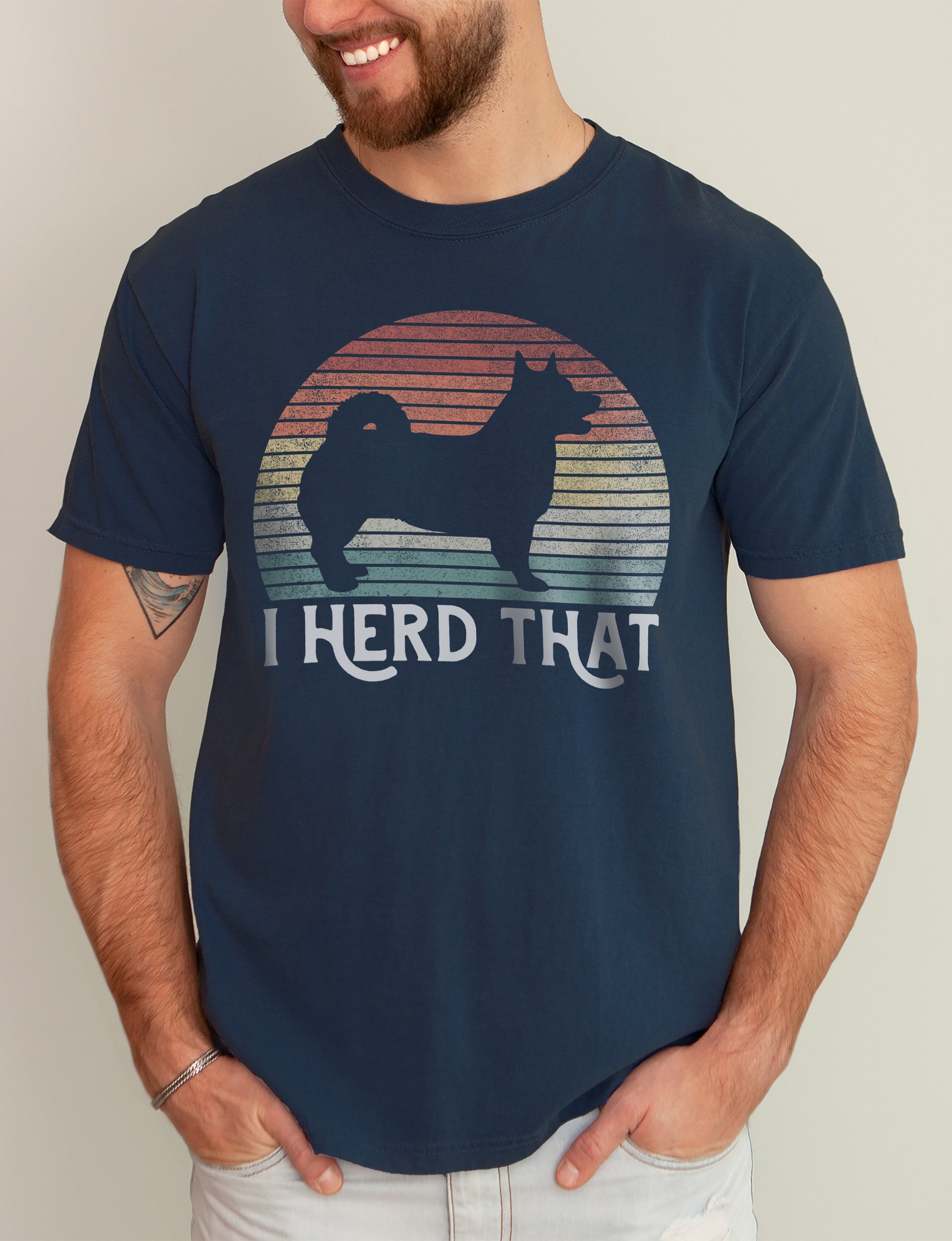 I Herd That Swedish Vallhund Tee | Funny Retro Vintage-Style Herding Dog T-Shirt for Swedish Vallhund Lovers product image (11)