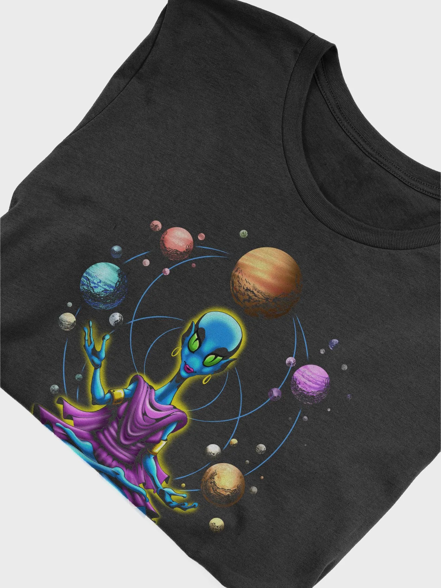 Meditating Alien - T-Shirt product image (48)