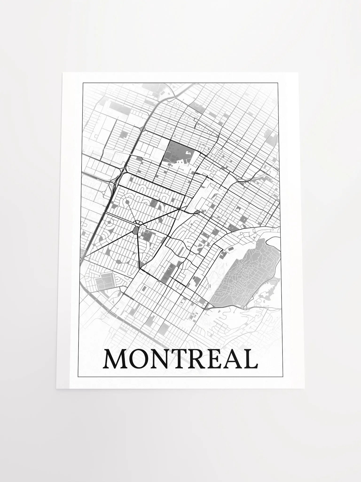Montreal, Canada, city map print product image (18)