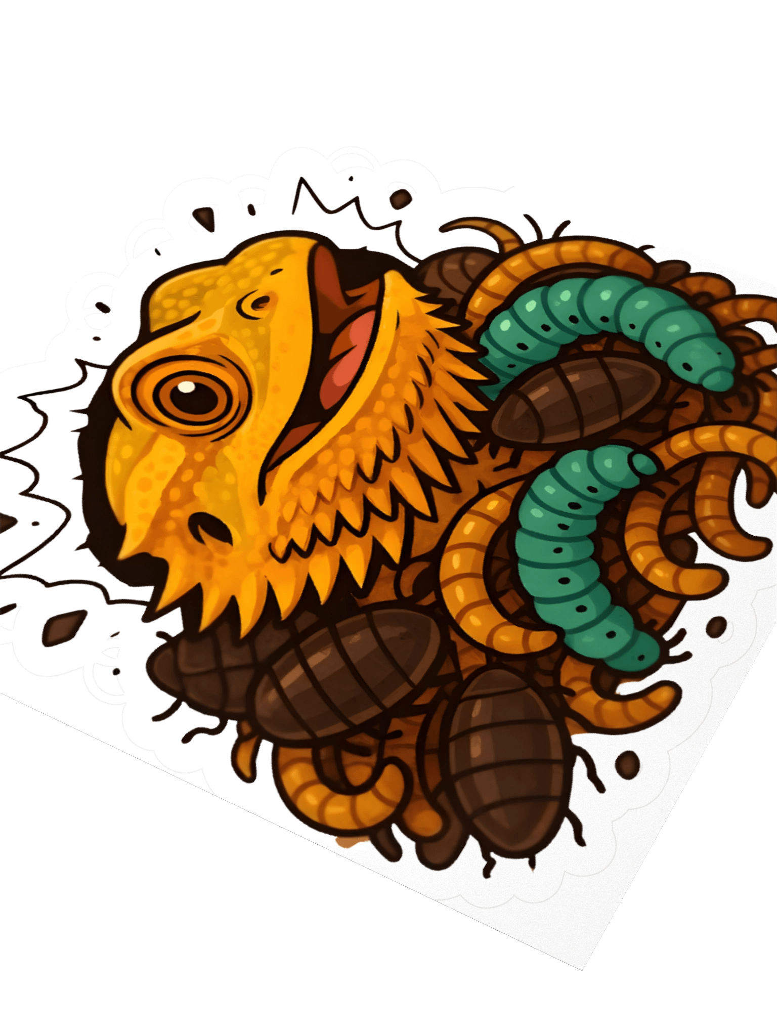 'GRUB TIME' STICKER (NO BACKGROUND) product image (6)