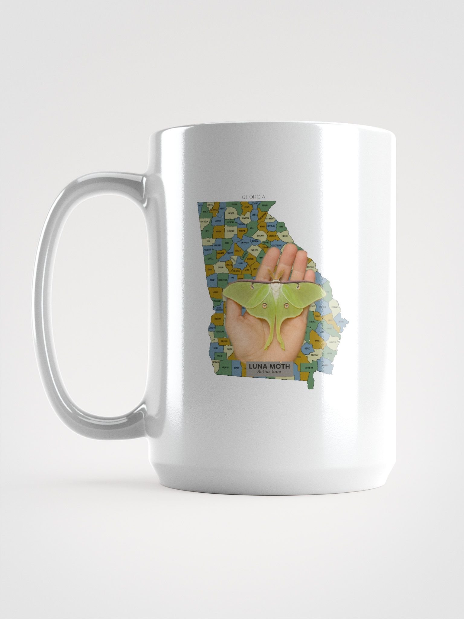 Luna Moth Map Mug product image (6)