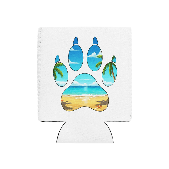 Beach Adventure White Koozie product image (1)
