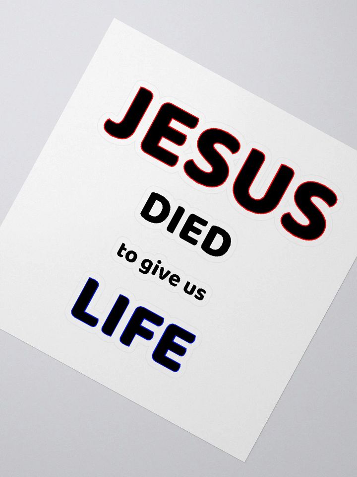 Glowing Jesus Life Stickers product image (5)