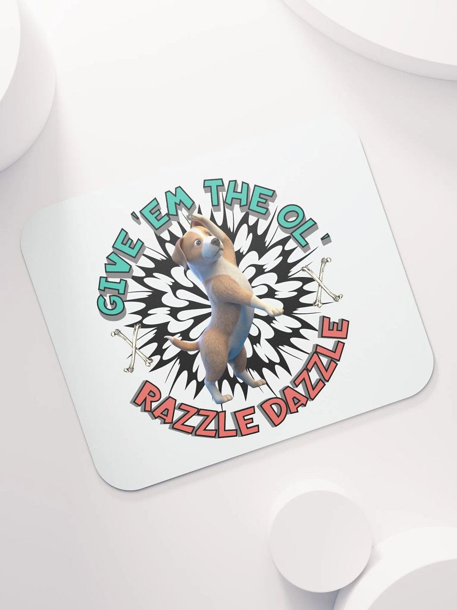 Razzle Dazzle Dog Mouse Pad product image (5)