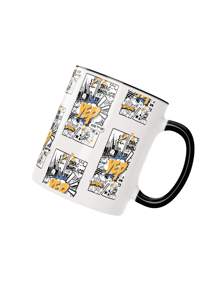 Shac-oholics Comic Blast Mug - Golden Yellow 
